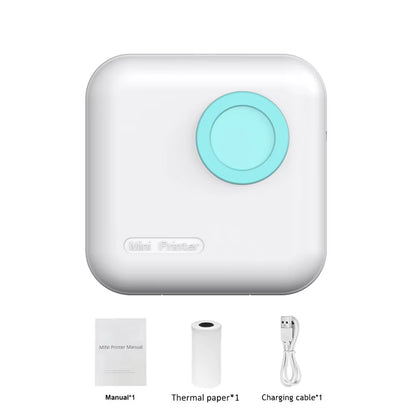Mini HD Portable Label Thermal Printer Endurance Bluetooth Printer for Student Error Title Note Wrong Pocket Inkless Printing