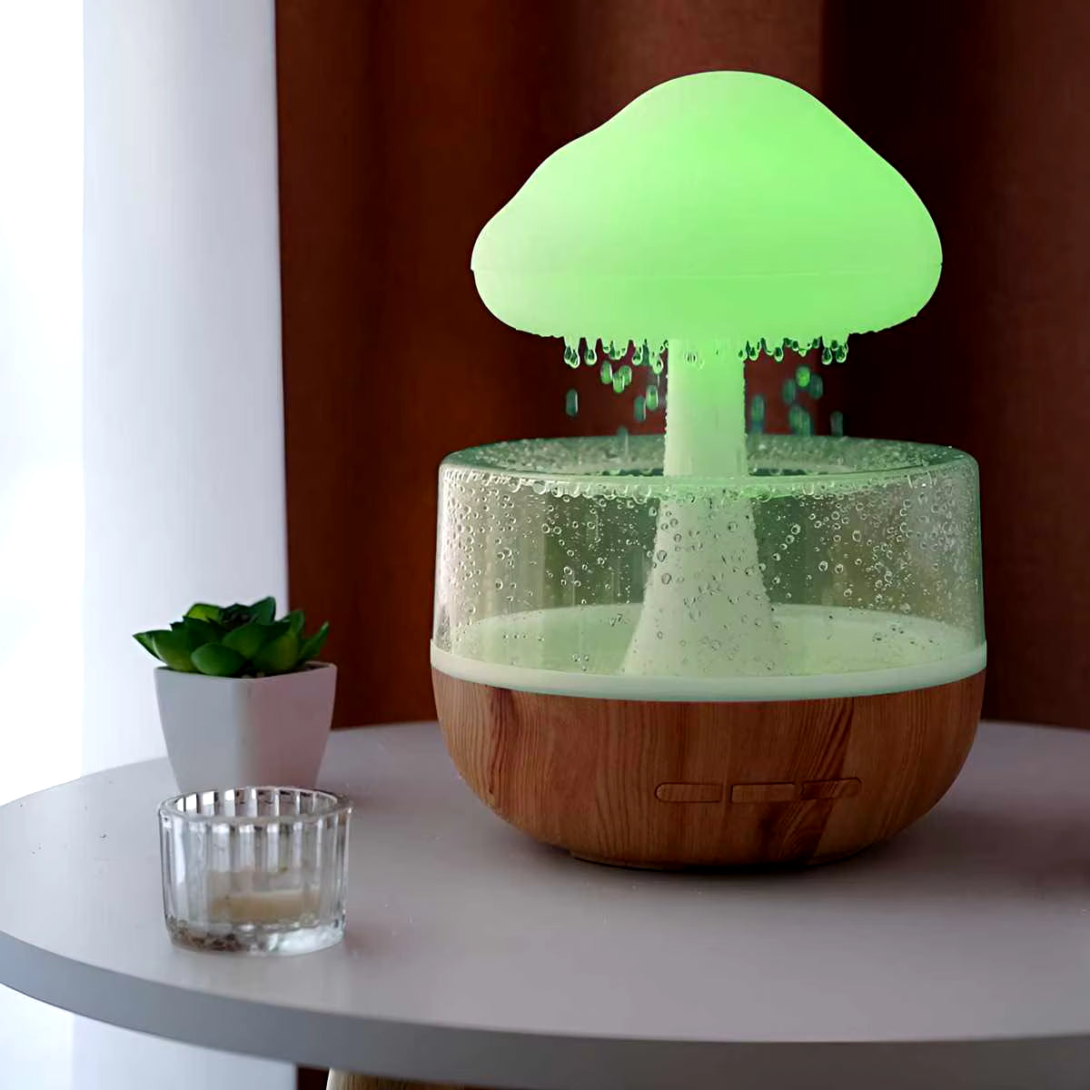 🌈 Humidificador LED “Árbol de Lluvia” – Relajación y Estilo en un Solo Toque