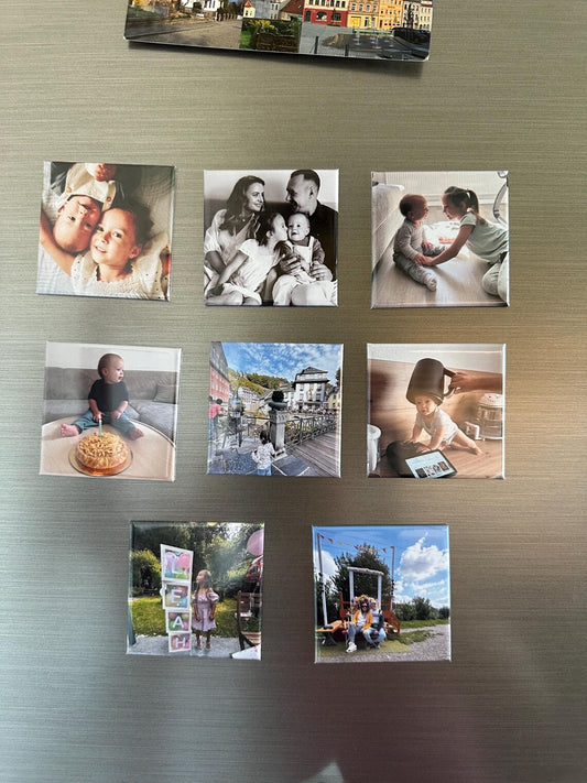 Imanes personalizados con foto – Regalo original Murcia – Pack familiar. 10x15cm